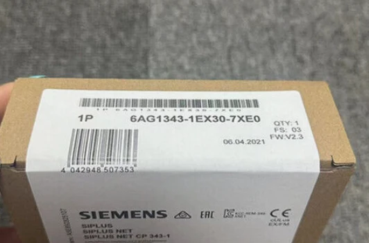 מודול תקשורת PLC של Siemens 6AG1343-1EX30-7XE0 לשימוש עם SIPLUS